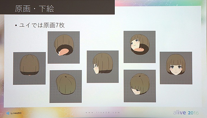 Live2D Euclidのモデルはどうやって作るのか。alive 2016セッションレポート