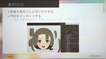Live2D Euclidのモデルはどうやって作るのか。alive 2016セッションレポート