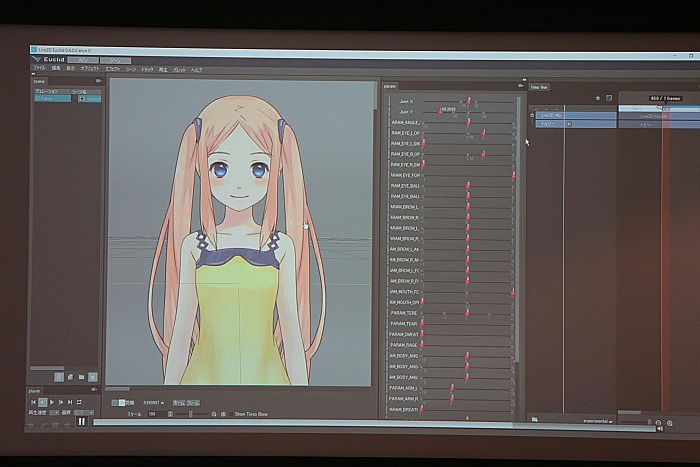 Live2D Euclidのモデルはどうやって作るのか。alive 2016セッションレポート